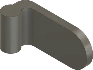 Haken für Kederleiste / hook for piping rail