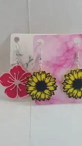 Flower Earrings part 2