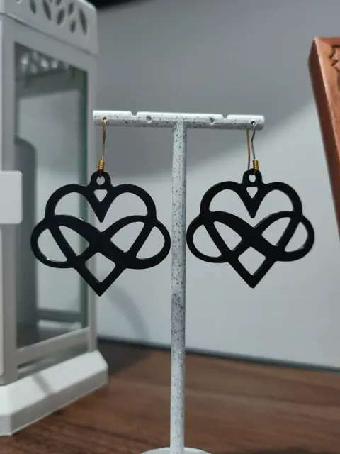 Aretes Corazón Infinito — Фото 3 из 4