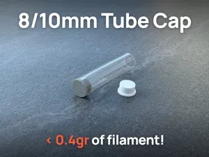 8/10mm Tube Cap! PLA/PETG (Antkeeping)