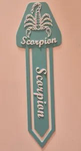 marque page zodiaque scorpion