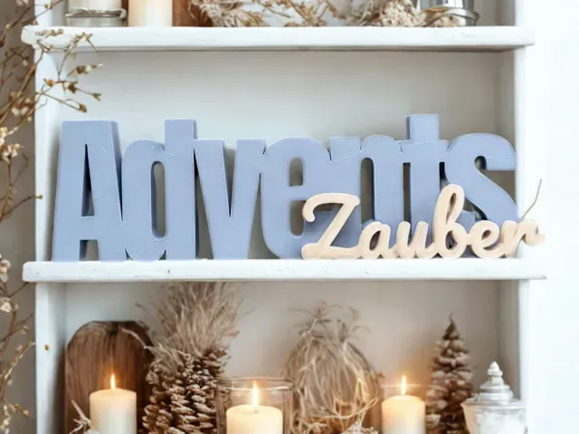 00098 Schriftzug Adventszauber