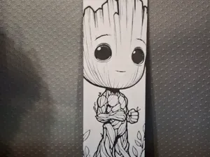Cute Groot Bookmark – Tree Guardian for Your Books