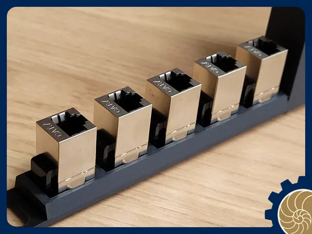 10 inch Rack 0.5U: 5x Keystones + 1x 2.5 inch HDD — Фото 8 из 13