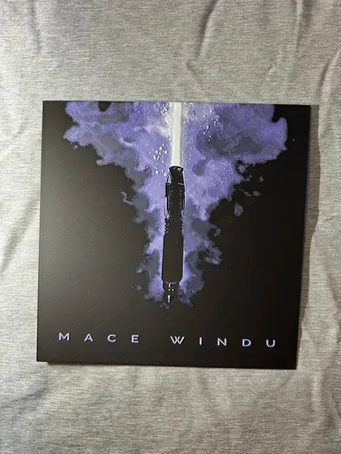Mace Windu Light Saber 2-piece Hueforge — Image 3 of 7