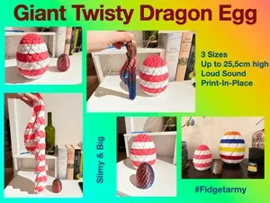 Giant Twisty Dragon Egg Fidget
