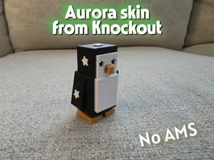 Aurora skin from the Roblox Game Knockout