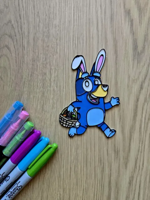 Bluey Happy Easter Bunny Rabbit DIY Coloring Eggs — Фото 2 из 3