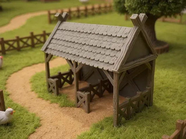 Rustic Stable – DND Fantasy Terrain 