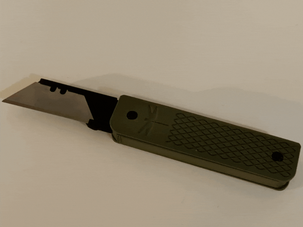 "Dragonfly" gravity knife, utility knife