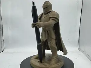 Standing Guardian Knight Pen Holder