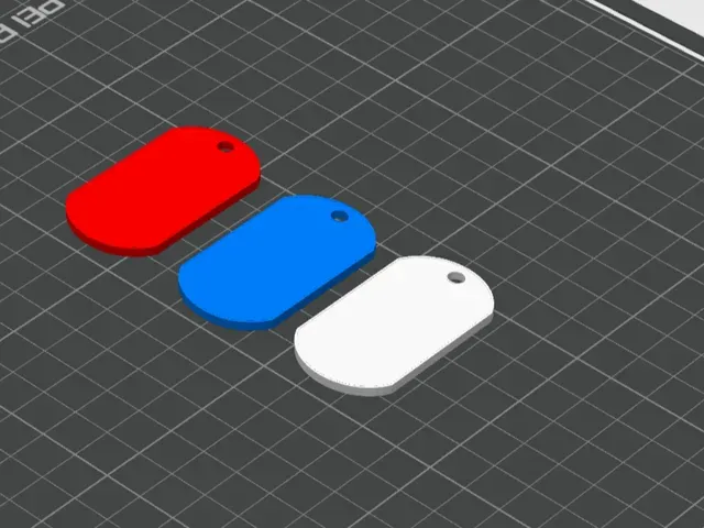Costomizable military dog tag