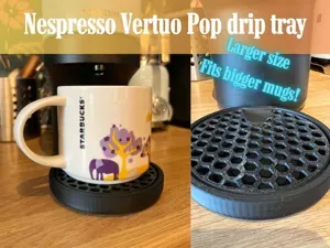 Nespresso Vertuo Pop Drip tray (Lower and larger)