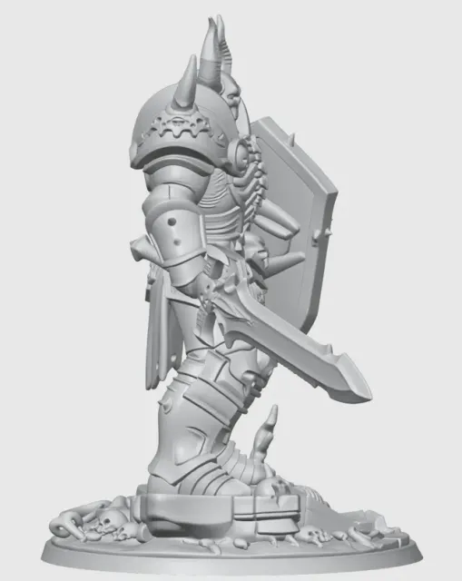 Death Knight D&D Miniature (45mm) — Фото 13 из 13
