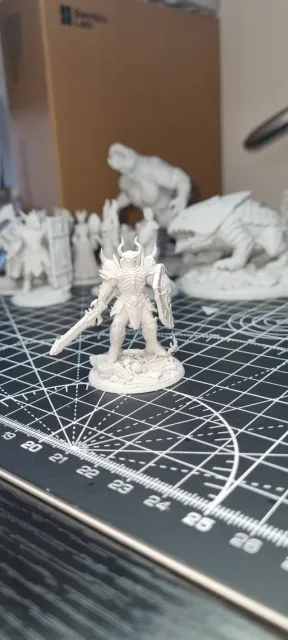 Death Knight D&D Miniature (45mm) — Фото 4 из 13