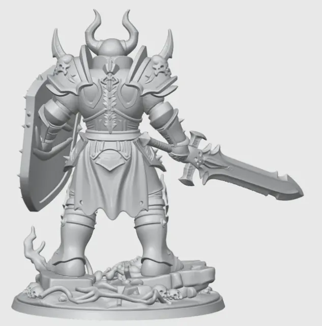Death Knight D&D Miniature (45mm) — Фото 12 из 13