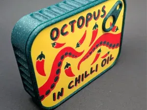 Playing card deck octopus box (bicycle compatible)