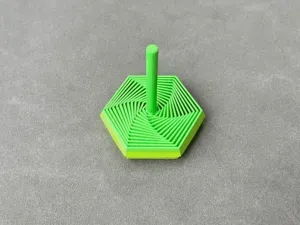 Hexagon Vortex Fidget – With Handle