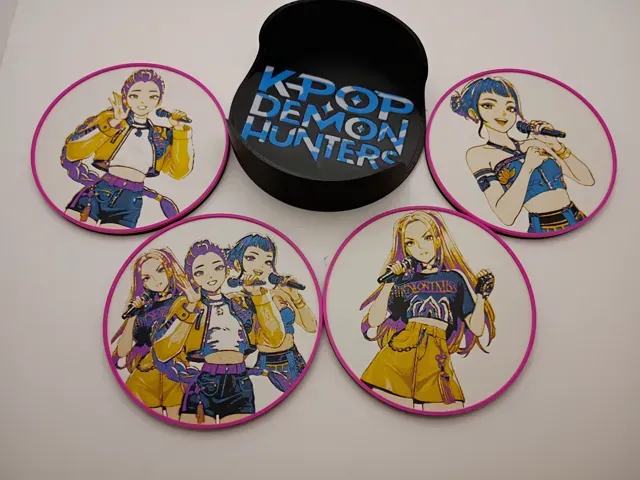 KPOP Demon Hunters Coaster Set