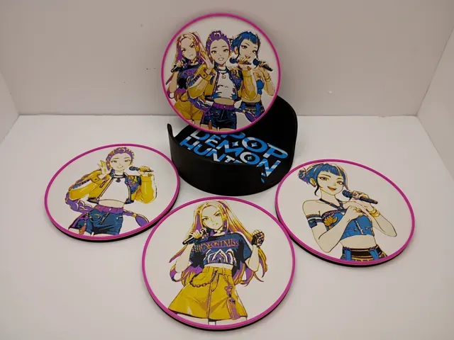 KPOP Demon Hunters Coaster Set — Фото 2 из 3