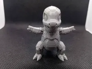 Charmander Mecha Robotic Toy Figure Pokemon Fanart