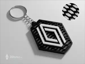 Renault logo keychain