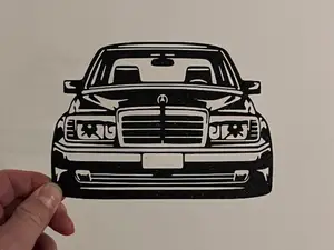Wall Art Cars - Mercedes W124