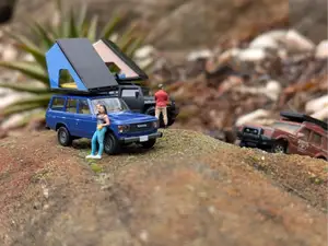 1:64 Scale Rooftop Tent – Diecast Car Accessory