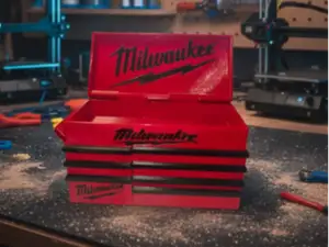 Desktop Mini Toolbox – Milwaukee Style