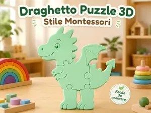 Dragon Puzzle 3D Montessori – Educational Kids Toy