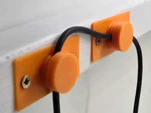 Cable guide with screw cap
