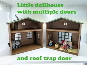 Dollhouse two floors compatible Sylvanian families