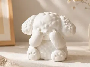 摸脸狗狗摆件