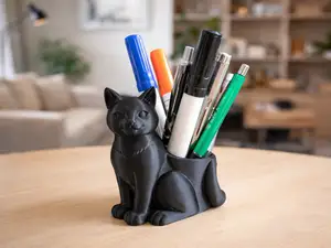 Cat pen holder