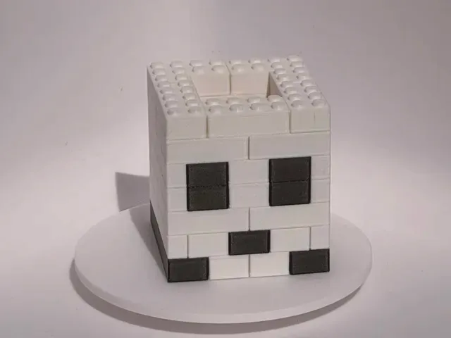 Minecraft Ghast Head – Brick Build — Фото 4 из 6
