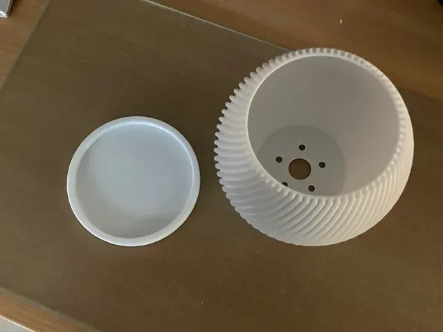 Ribbed Planter / Vase - Drainage and no Drainage — Image 2 of 3