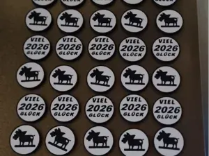 Glücksmünze "Schweinchen" 2026