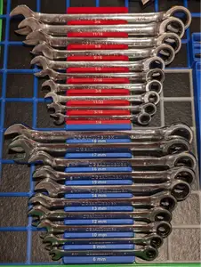 Gridfinity 10 Wrench Organizers for SAE and Metric