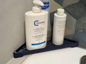 Bathroom Corner Shelf – Drainage Organizer