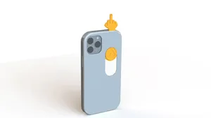 Iphone 15 Pro Case - Sliding Middle Finger