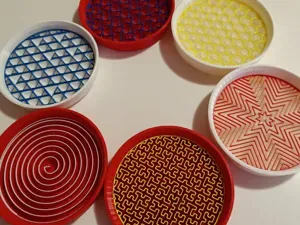 Coasters_infill pattern with holder