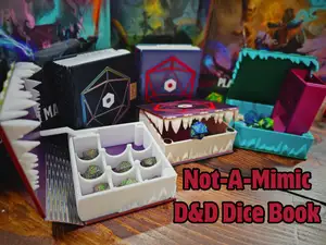 Not-A-Mimic D&D Dice Book