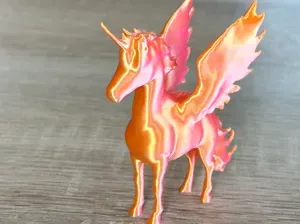 Amazing unicorn with wings