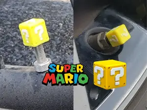 Super Mario Mystery Block Valve Caps!!