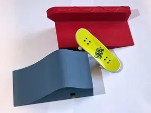 Fingerboard Skatepark Modular - Wave, Wiggle Rail