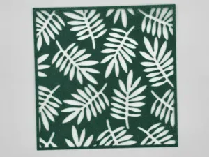 Tropical Fern Leaf Pattern Craft Stencil