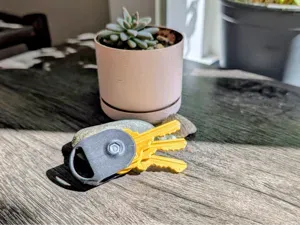 Anti-jingle Minimalist Key Holder