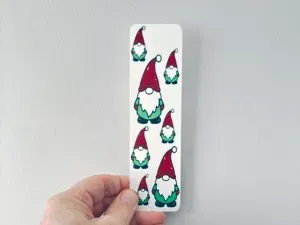 Christmas Gnome Festive Nordic Reading Bookmark