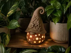 Floral Gnome Lantern