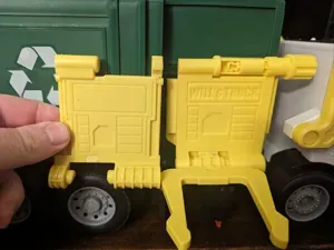 Replacement trash truck arm